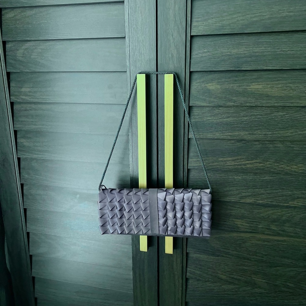 Ruffle Shoulder Bag/Clutch